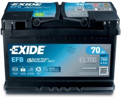 AKUMULATOR EXIDE 70AH EFB START&STOP EL700