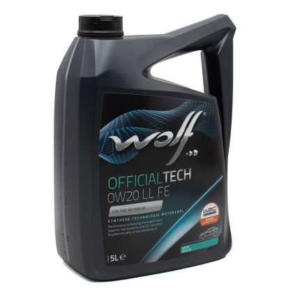 Motorno olje WOLF OFFICIALTECH-LL-FE 5L 0W-20 1051978