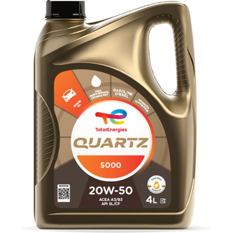 Motorno olje TOTAL Quartz5000 20W-50 4L