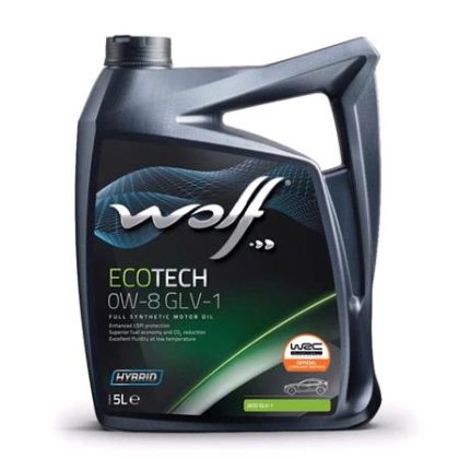 Motorno olje WOLF ECOTECH-GLV-1 0W-8 5L