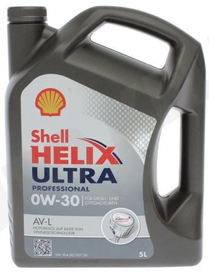 Motorno olje SHELL HELIX-ULTRA-AV-L 5L 0W-30