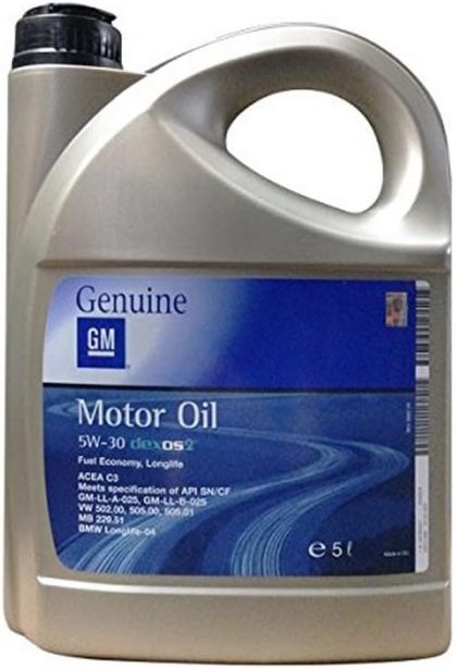 Motorno olje OPEL 5W30 5L Original Dexos2