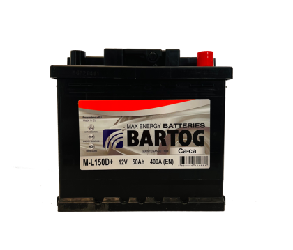 Akumulator Bartog M-L150D+ 50Ah D+ 400A(EN) 207x175x190